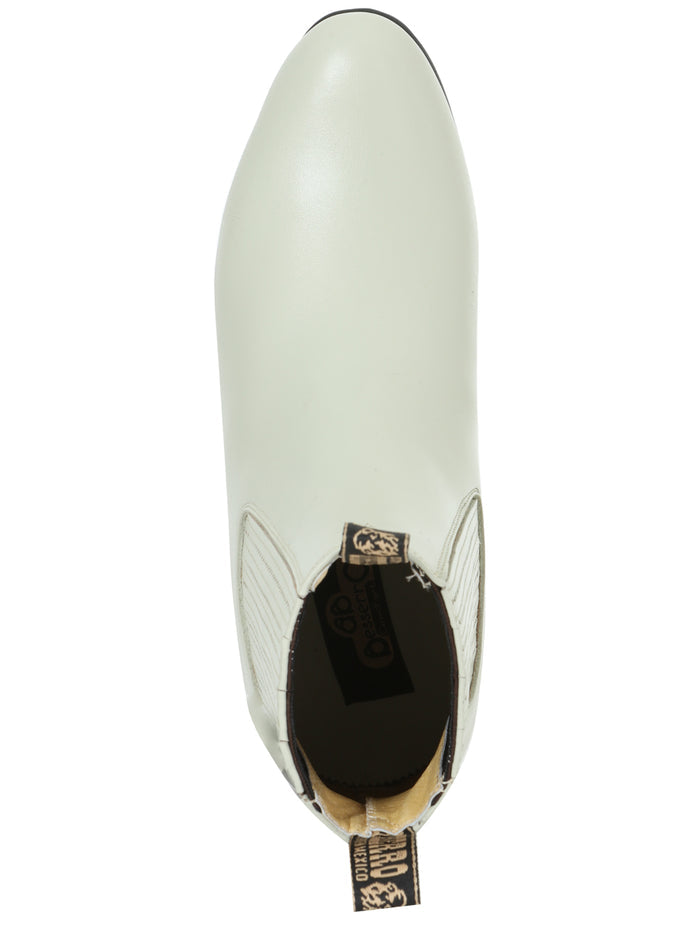 El Besserro Charro Boot - Leather Bone