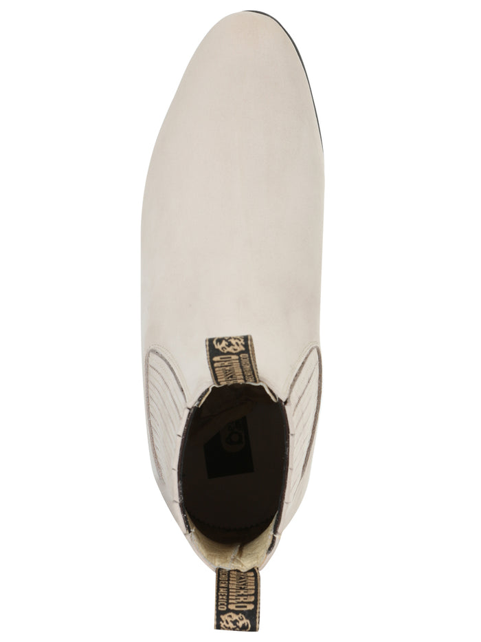 El Besserro Charro Boot - Nobuck Bone