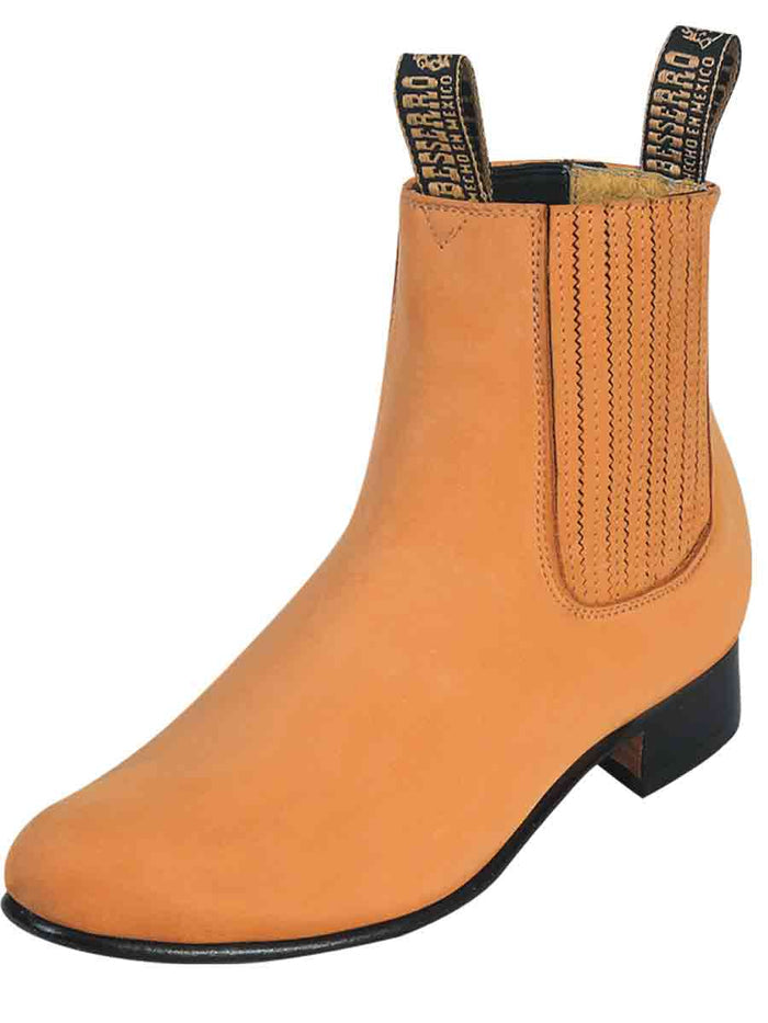 El Besserro Charro Boot - Nubuck Honey