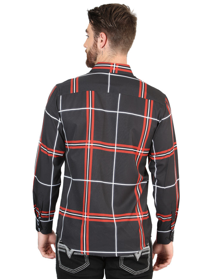 El General Black Casual Long-Sleeve Shirt