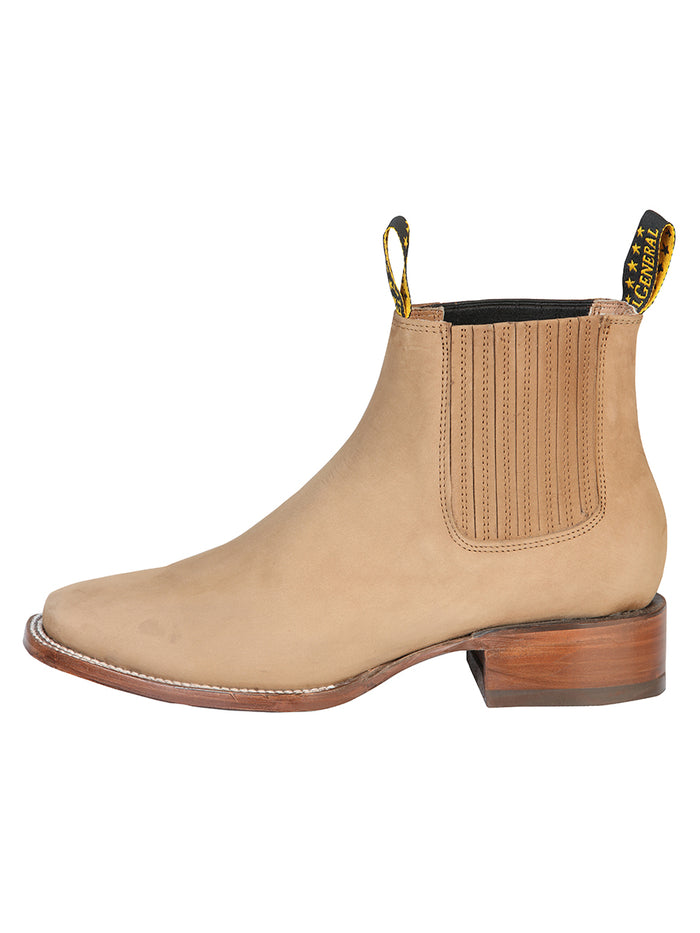 El General Men's Nobuck Ankle Boot - Nubuck Sand