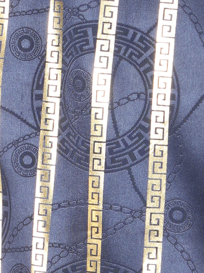 El General Navy/Gold Casual Long-Sleeve Shirt