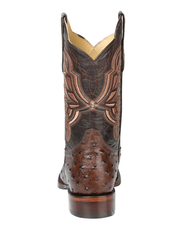 El General Rodeo Boot- Imitation Avestruz -  Brown