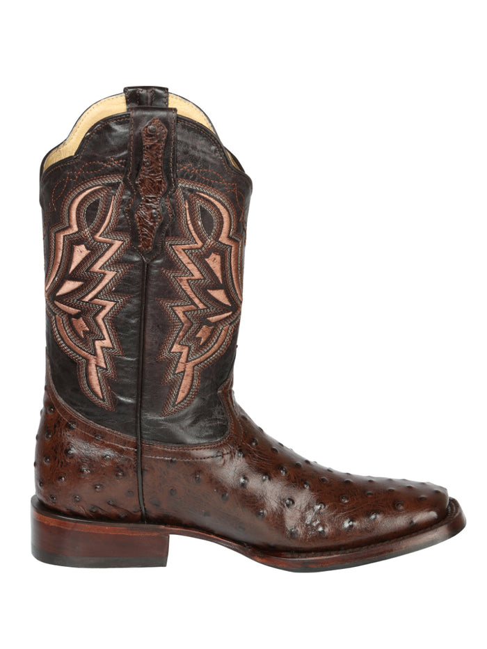 El General Rodeo Boot- Imitation Avestruz -  Brown