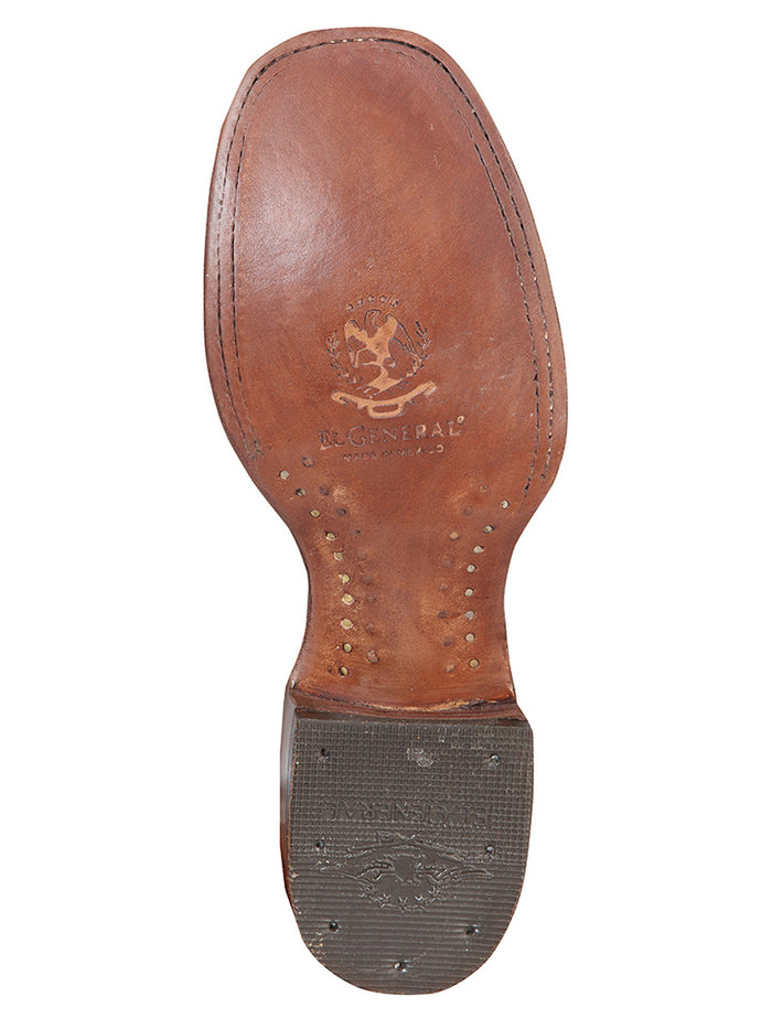 El General Square Toe Ankle Boot - Nobuck Brown