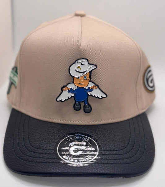 "El Salado" Metal Pin Hat - Khaki Cachucha Belica