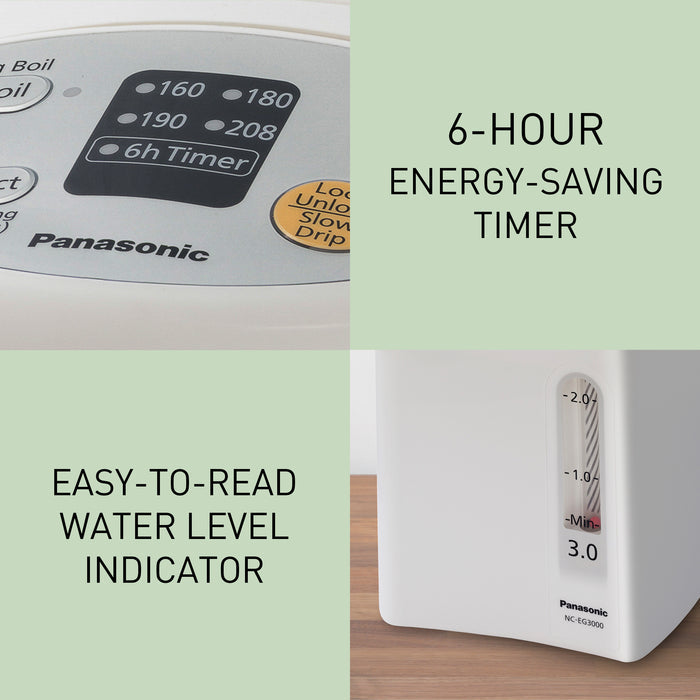 6-hour energy saving timing easy to read water level indicator