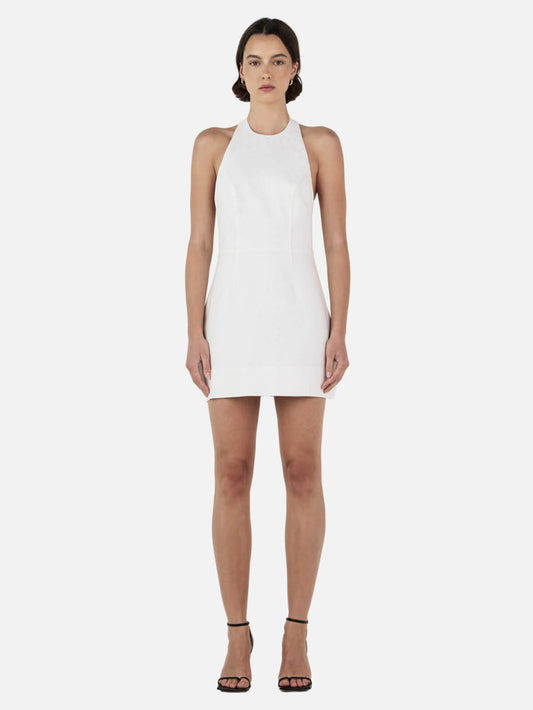 Ellison Linen Mini Dress - Ivory