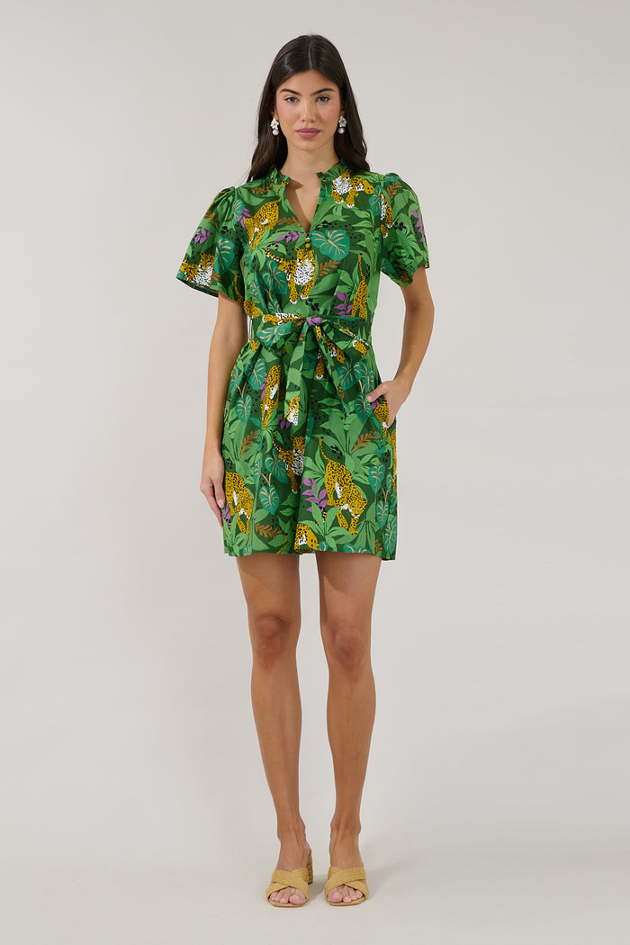 Ema Shift Mini Dress Tropical