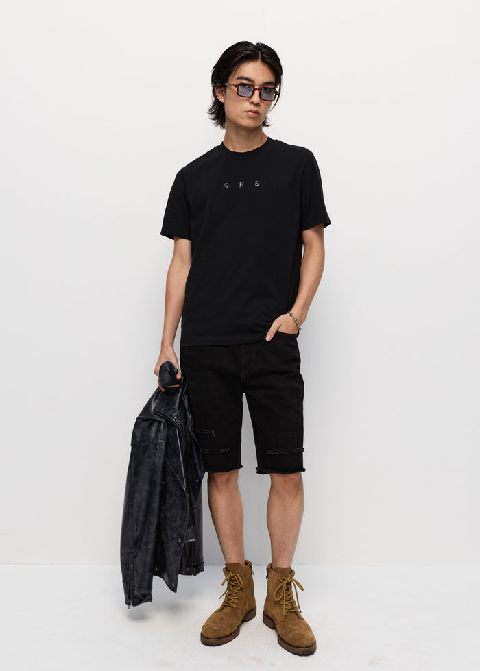 EMBOSSED LOGO REGULAR TEE