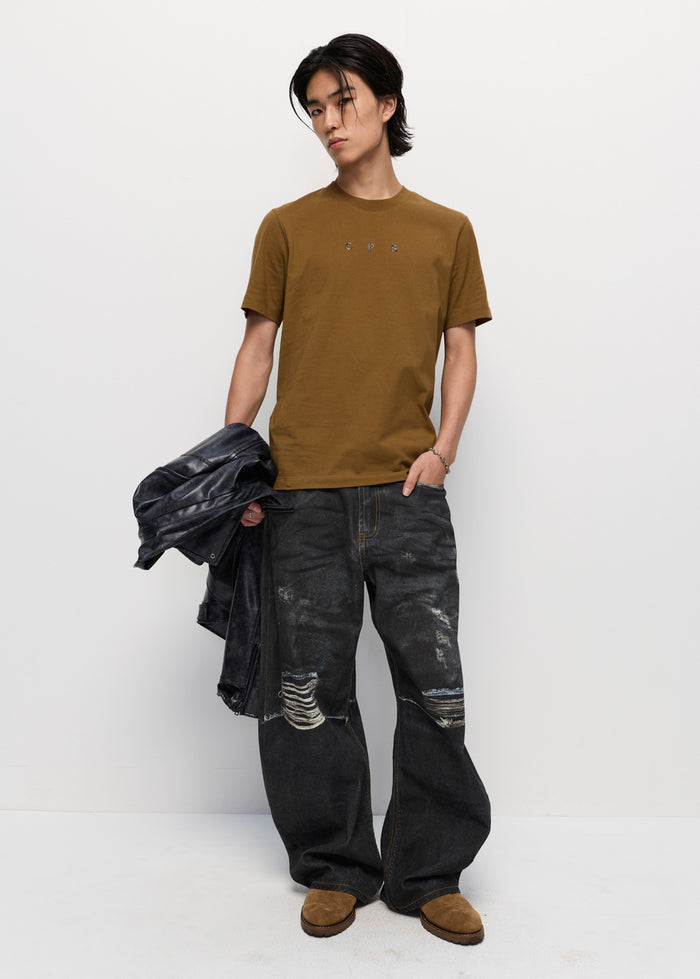 EMBOSSED LOGO REGULAR TEE