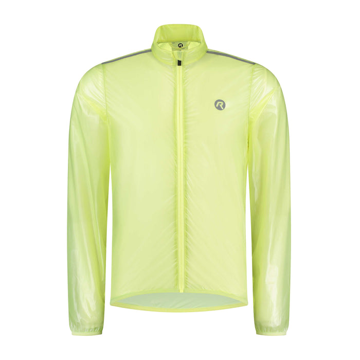 Rogelli Emergency regenjack heren fluor voorkant.