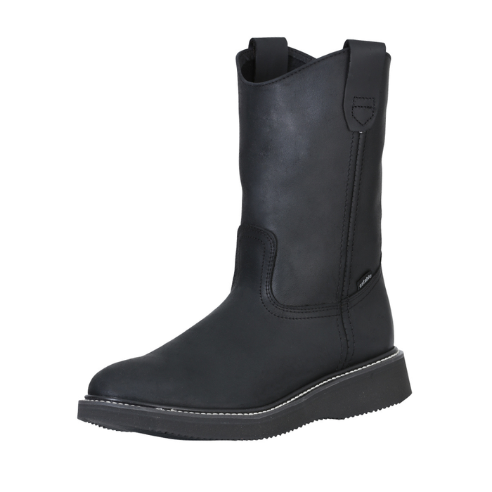 Establo Men’s Work Boot Grasso Leather - Black