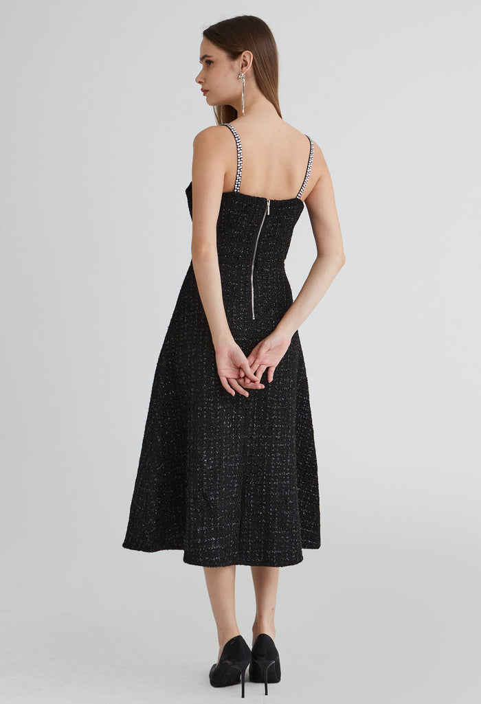 Evelisse Tweed Midi Dress