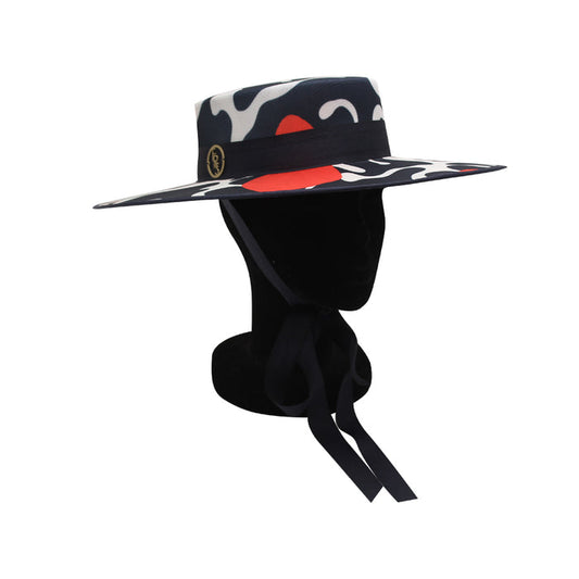 Fabrosanz: Orange Resort Print Hat