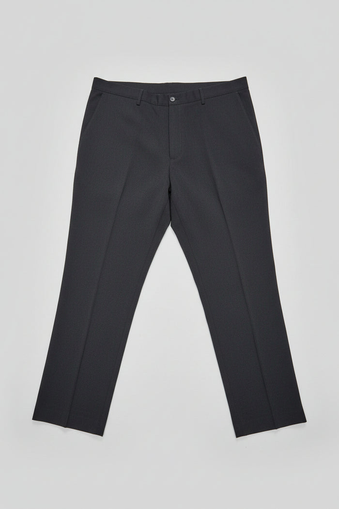 Farah Black Trousers W48 L33 Straight-Leg - Polyester - USED