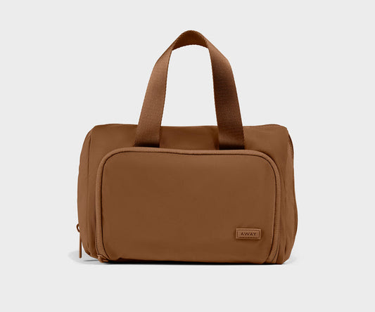 Featherlight Daily Cosmetic Case in Amaro Brown