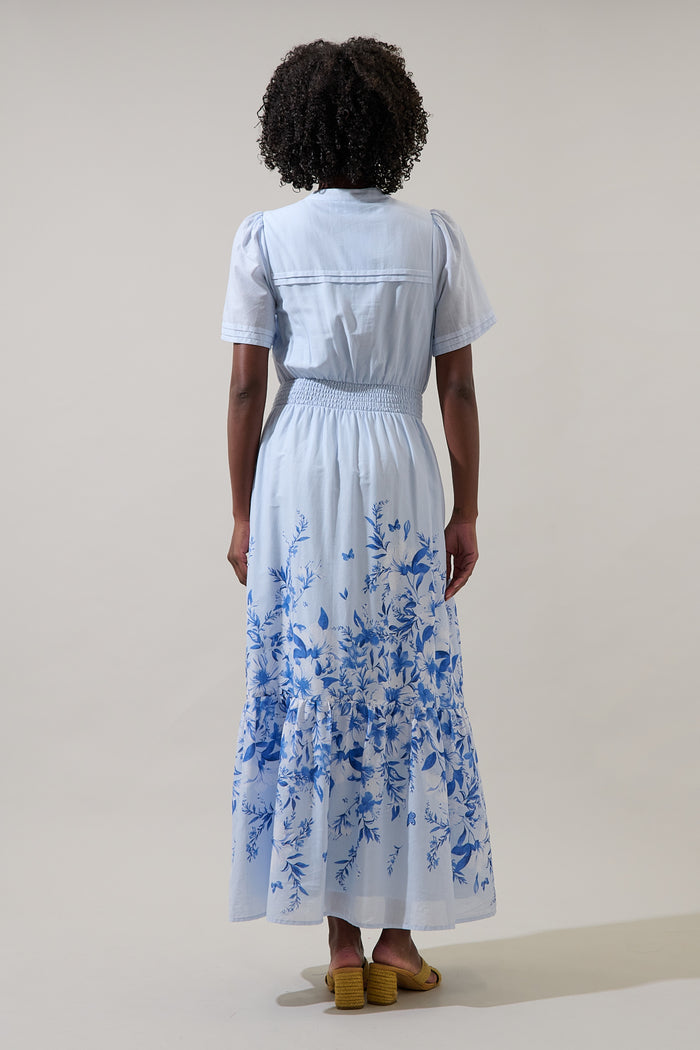 Fernie Field Janey Poplin Maxi Dress