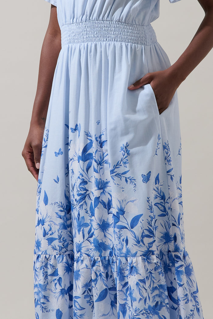 Fernie Field Janey Poplin Maxi Dress