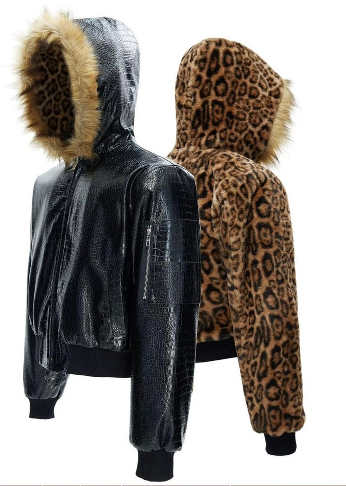 Flint Croc Hooded Jacket by CRUX