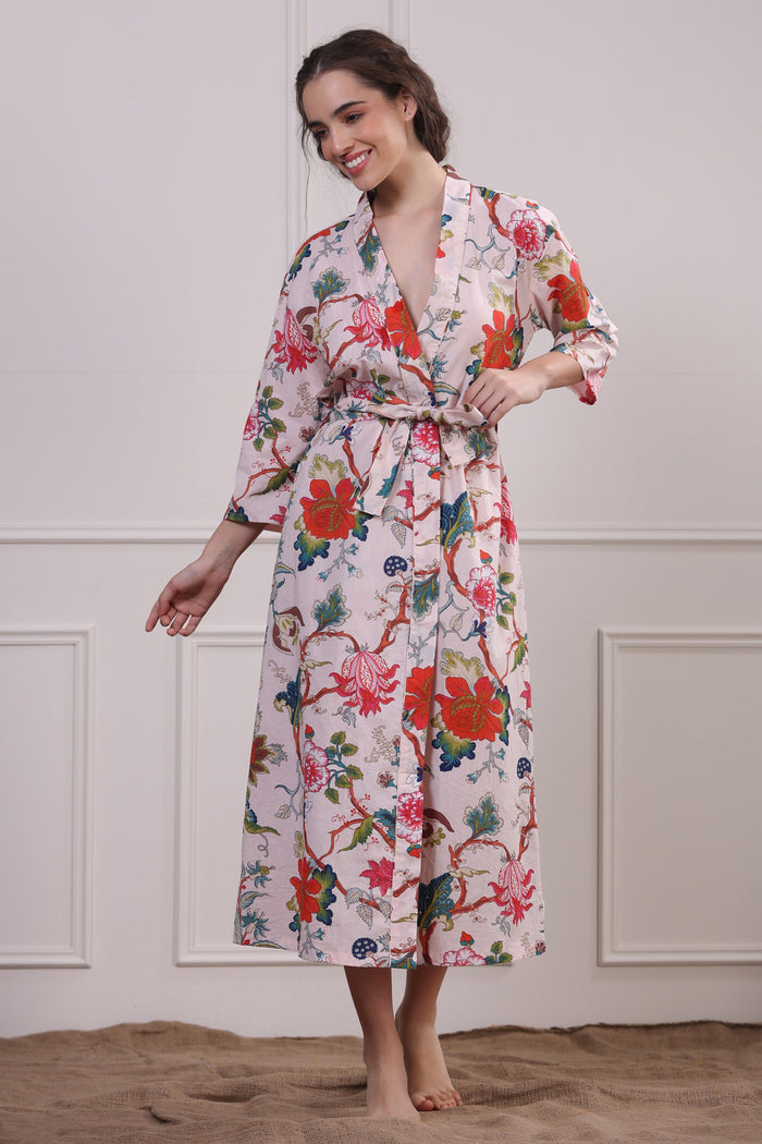 Florian Pink Robe Dress