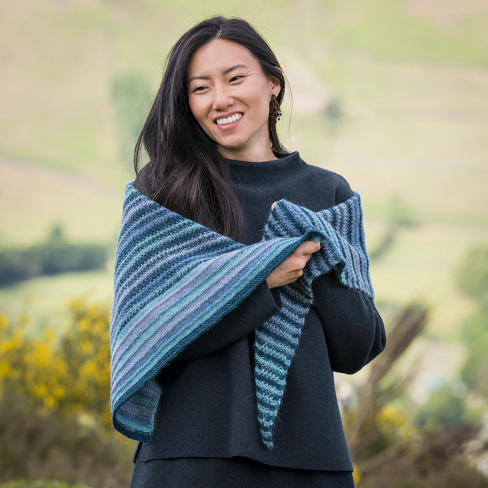 Flowing Tides Shawl Pattern