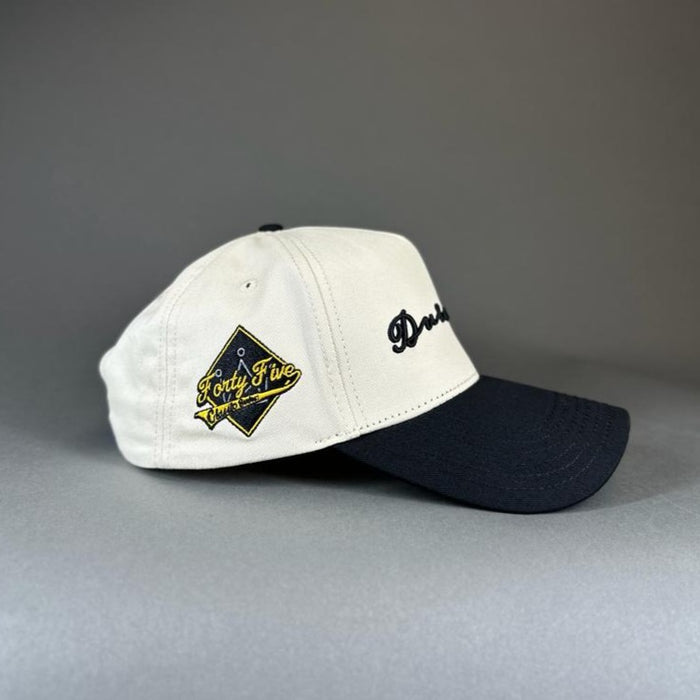 Forty Five "Durango" Cap- Cream/Black