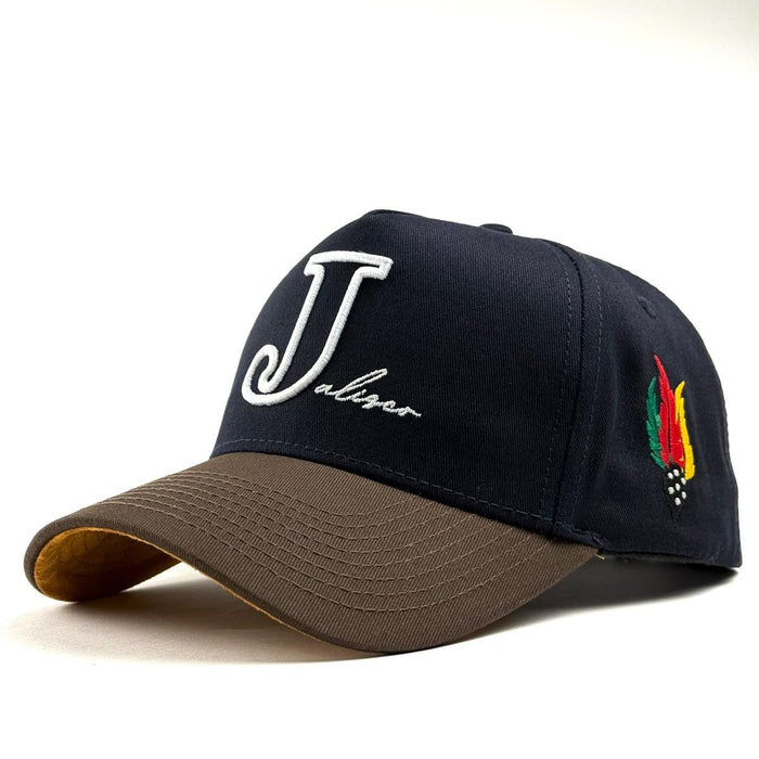Forty Five "Jalisco" Cap- Navy/Brown