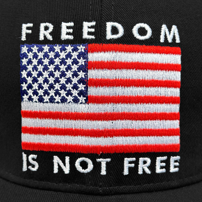 Freedom Is Not Free Hat (Black)