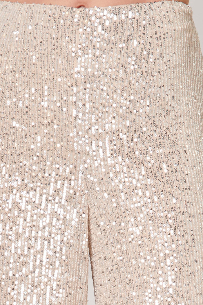 Friday Nights High Waisted Sequin Pants