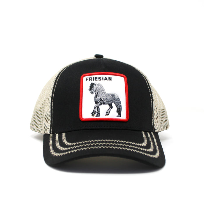Friesian Horse Patch Trucker Hat