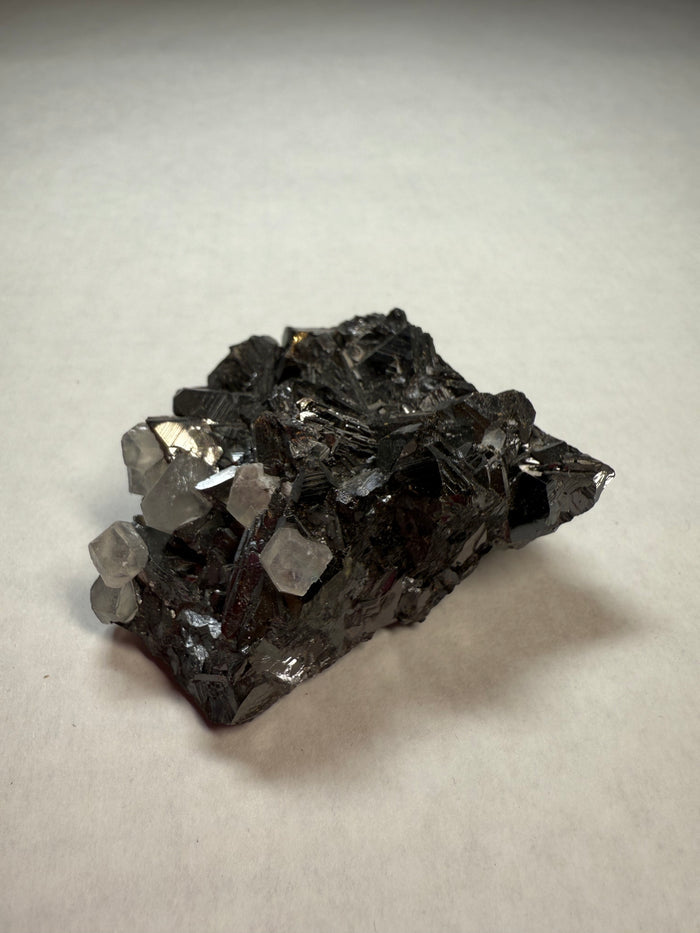 Galena w/Calcite and Sphalerite (Madan District, Bulgaria)