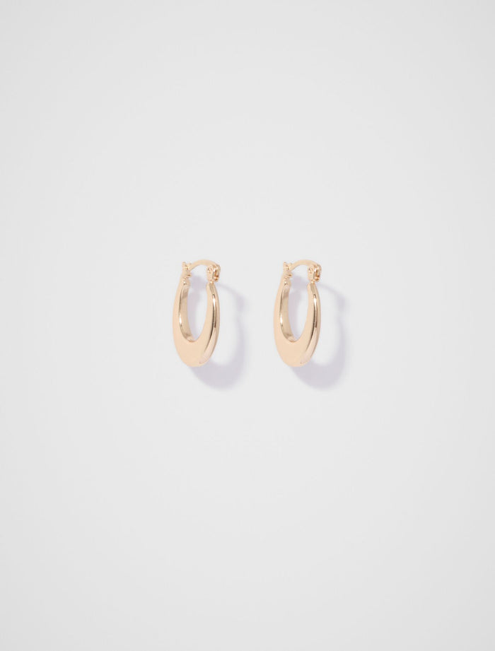 Gigi Gold Plated Hoop Earrings 0 Gold Plated Forever New