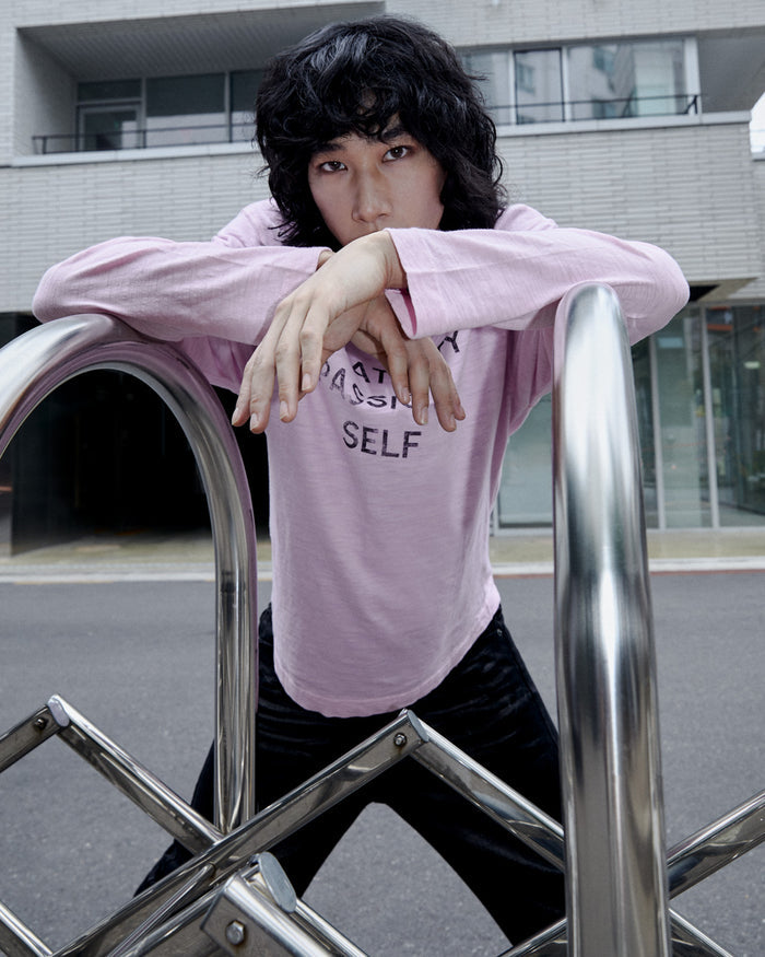 GRAPHIC PRINTED SLUB TEE
