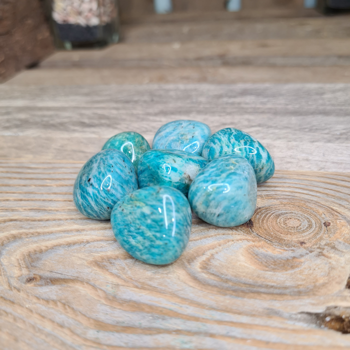 Earthstore® Green Amazonite - Tumblestone (Large) (A Grade)