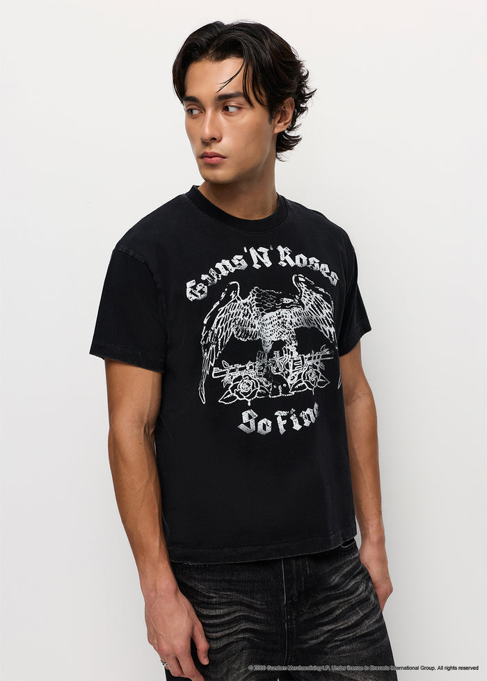 GUNS N' ROSES EAGLE GRAPHIC BAND TEE