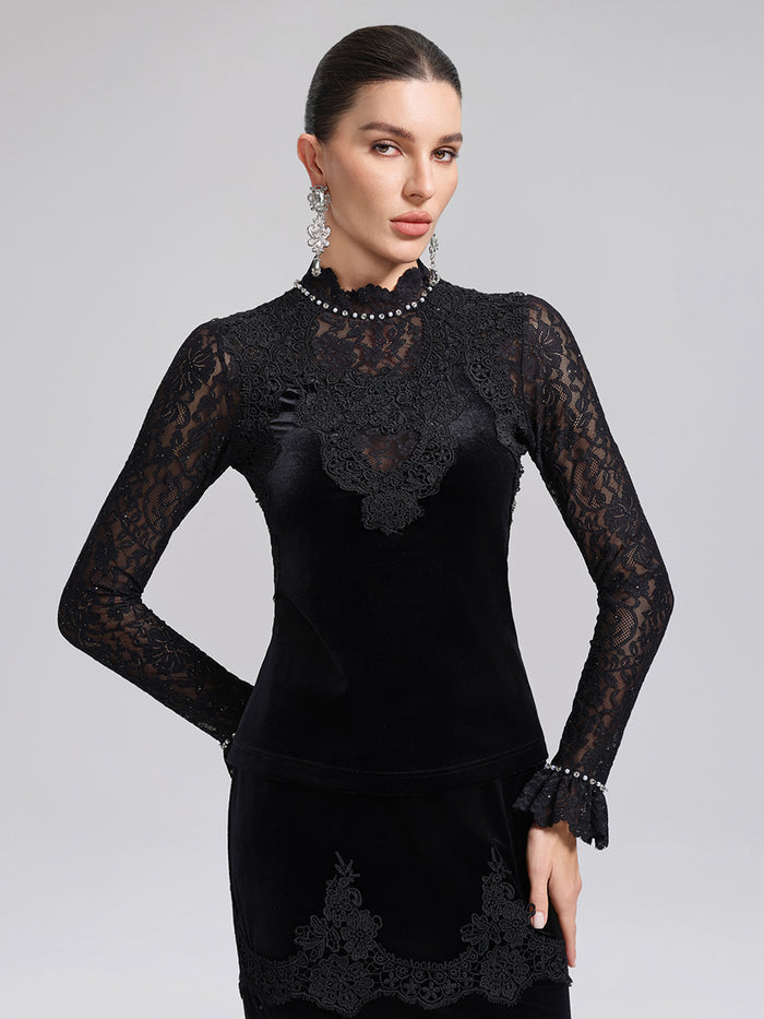Modern garment with smooth fabric and refined detailing