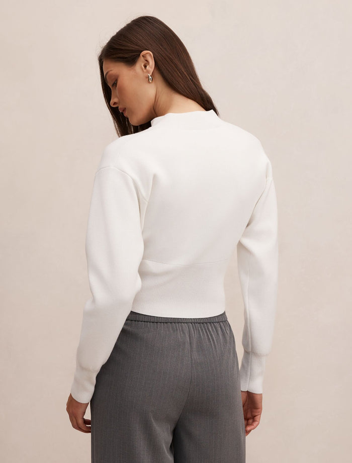 Hanna Zip Knit Jacket Forever New
