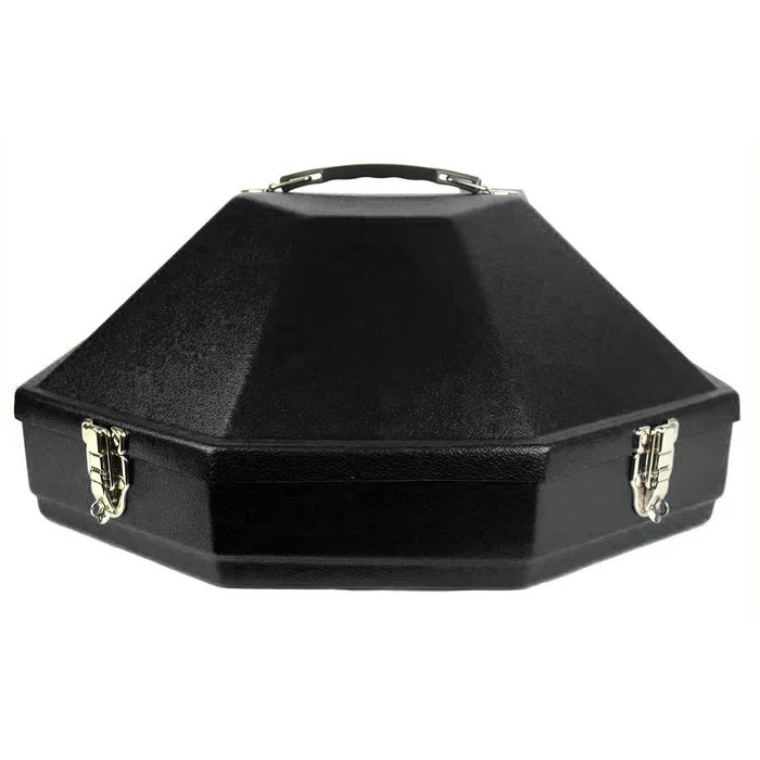 Hard Plastic Black Hat Carrier with Flip Latch Closure