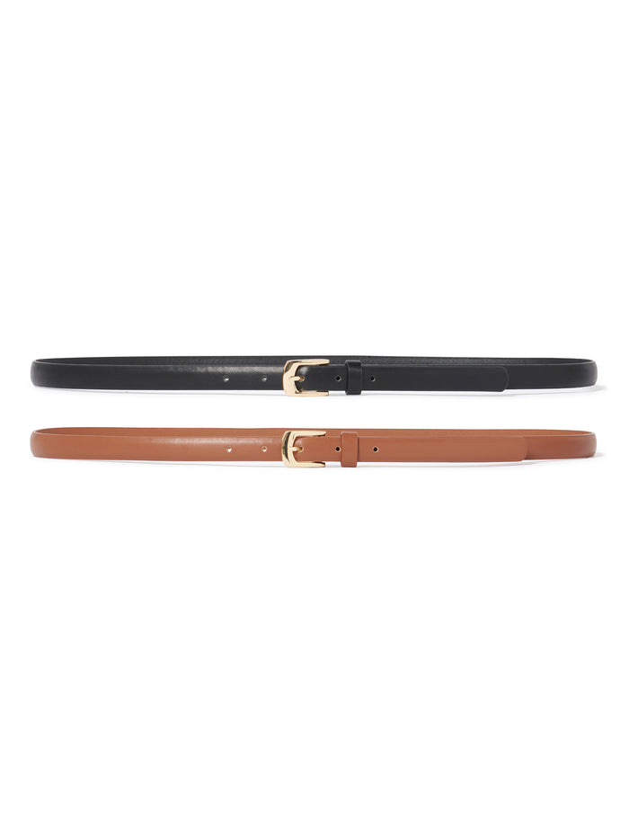 Harper 2 Pack Jean Belt Black Tan Forever New