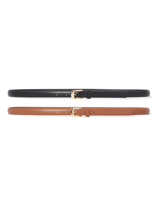 Harper 2 Pack Jean Belt Black Tan Forever New
