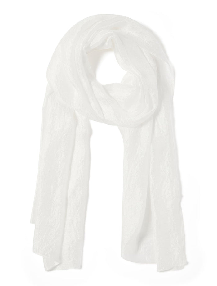 Harper Metallic Scarf 0 Pearl Forever New