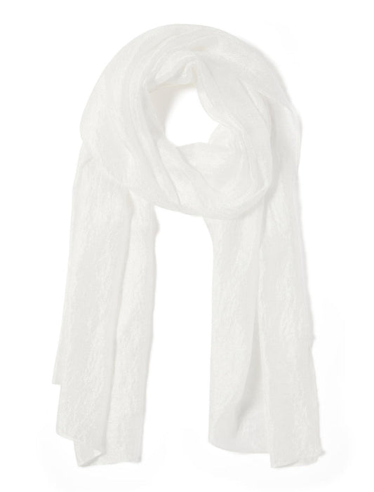 Harper Metallic Scarf 0 Pearl Forever New