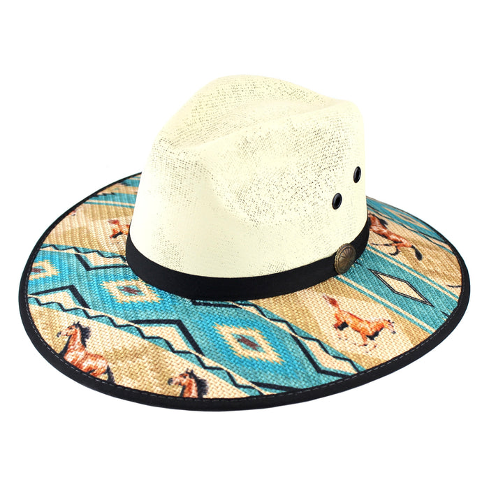Helena - Aztec Horse Sun Hat
