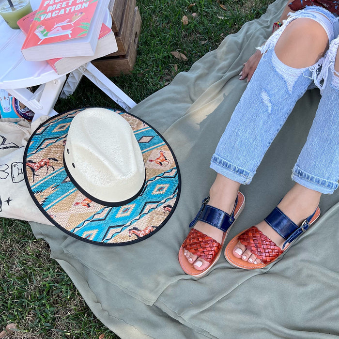Helena - Aztec Horse Sun Hat