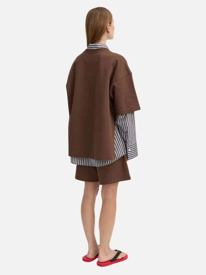 Hendrix Tee - Brown Tops BLANCA