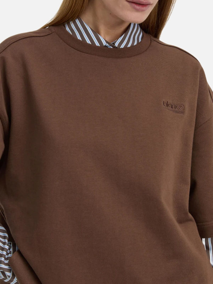 Hendrix Tee - Brown Tops BLANCA