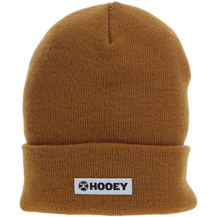 "Hooey Beanie" Tan w/ White & Black