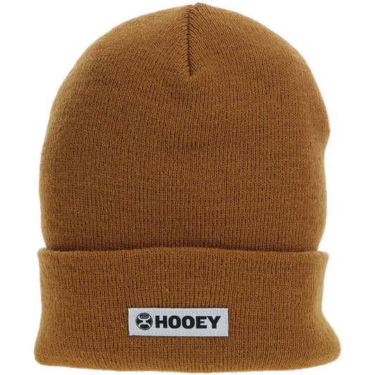 "Hooey Beanie" Tan w/ White & Black