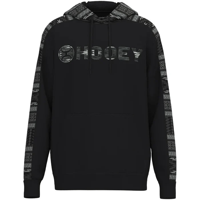 Hooey "Canyon" Black w/ Grey Aztec Hoody